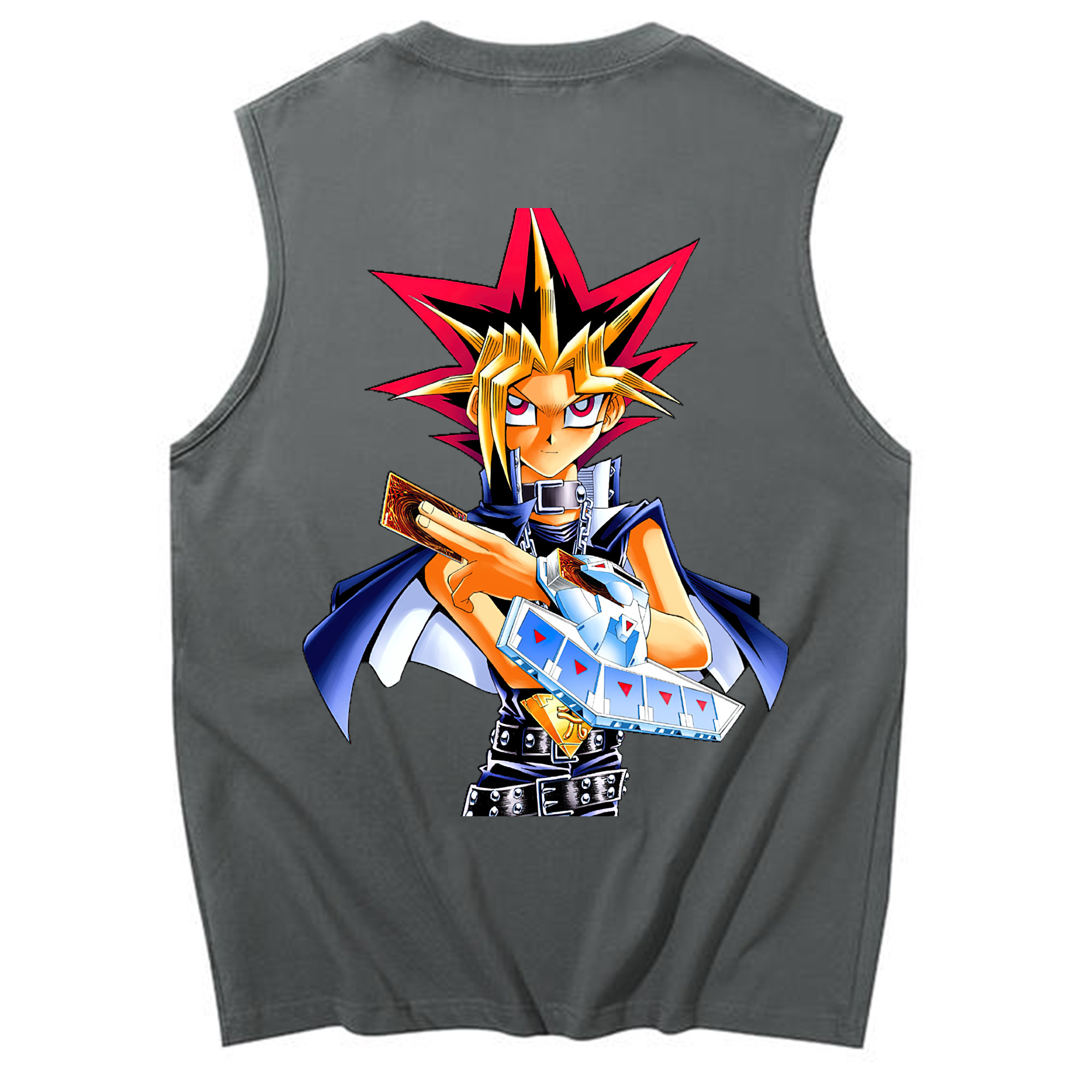 （画像用） 遊☆戯☆王 Yu-Gi-Oh! コットン100％タンクトップ（背面プリント）